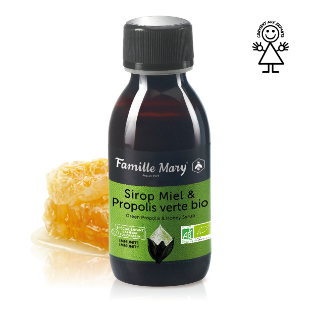 sirop enfant à la propolis verte