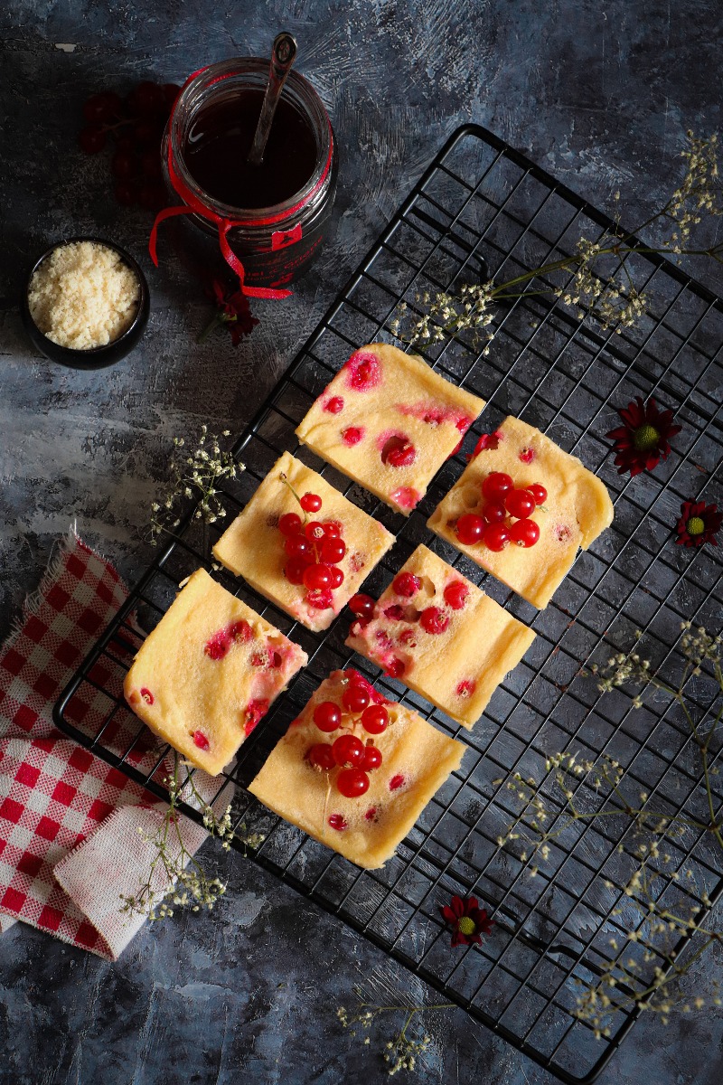 Clafoutis aux Groseilles et Miel & Griottes
