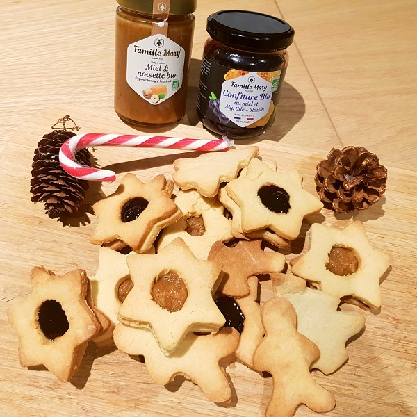 Petits sablés de Noël garnis 