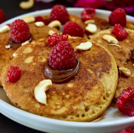 Pancakes moelleux à la farine de patate douce 