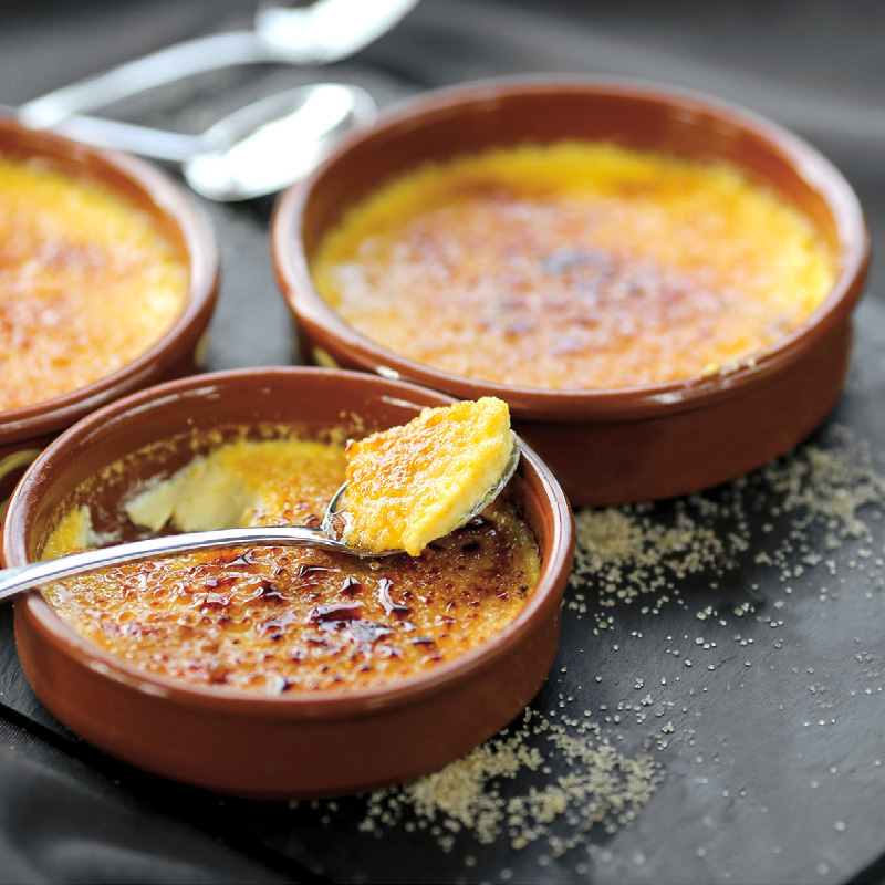 Crème brûlée au miel de lavande maritime