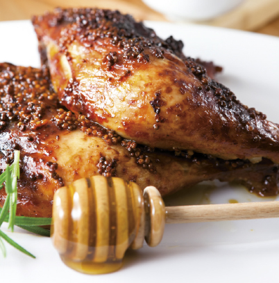Poulet au Miel et à la Moutarde