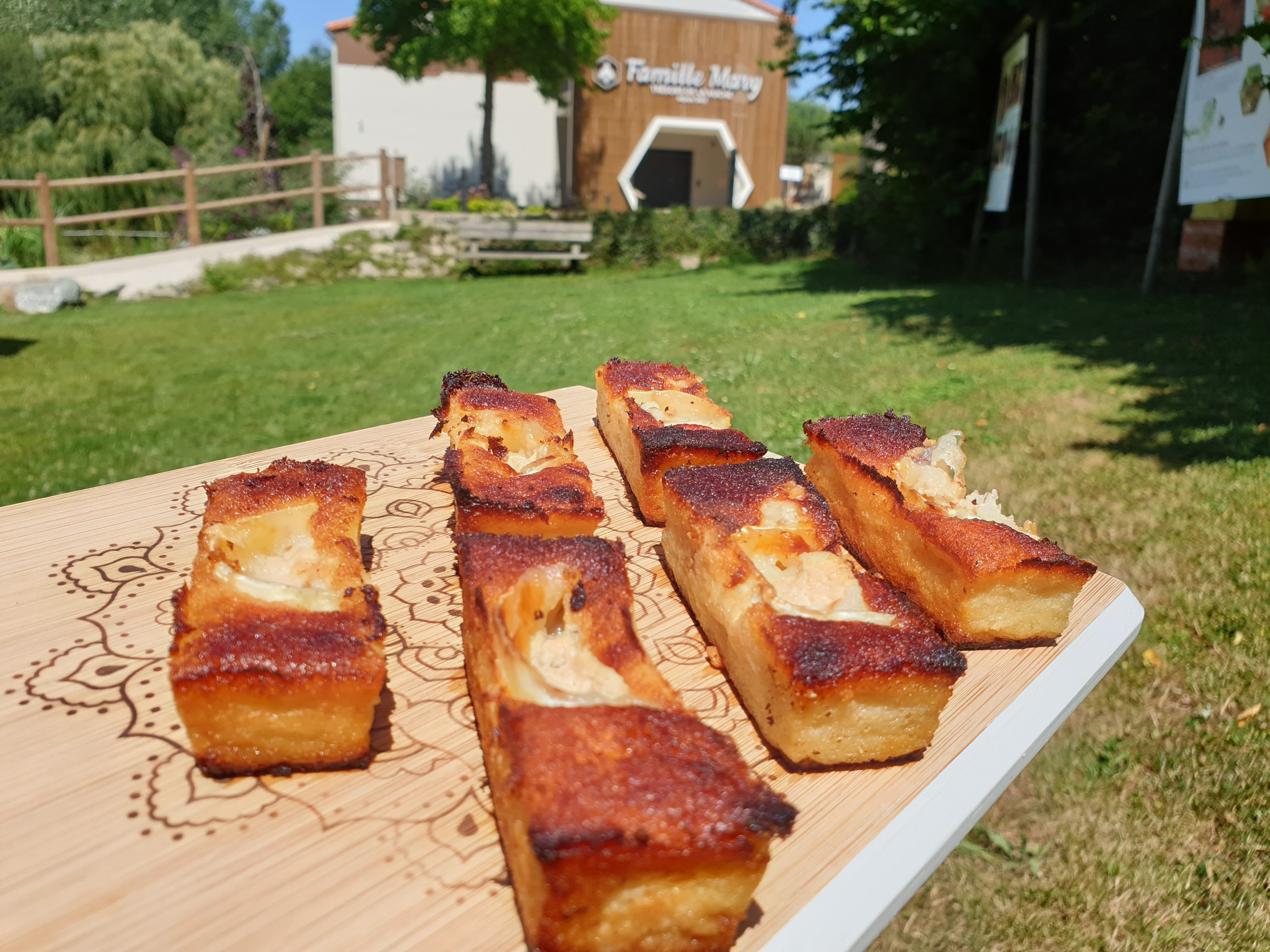 Financiers chèvre miel